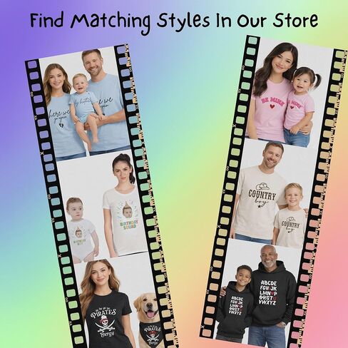 Tees & Tails Sunday Funday Hooded Sweatshirt and Crewneck |Family Matching |Baby, Kids & Adult Sizes|9 in Saudi Arabia