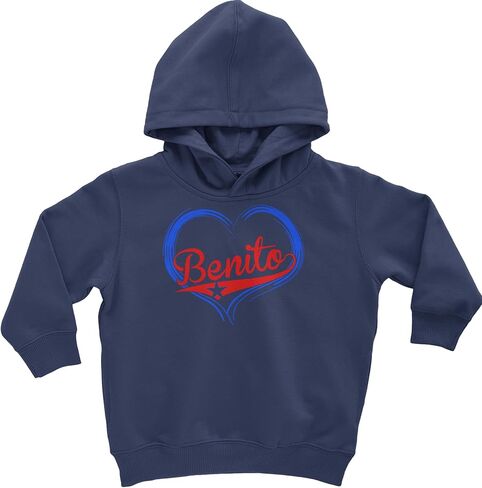 Benito Heart Puerto Rico Toddler-Sized Hoodie, Soft Fleece, Adorable in Saudi Arabia