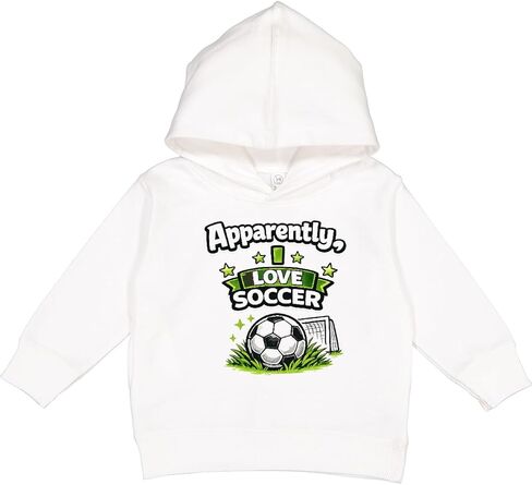 سترة بقلنسوة للأطفال الصغار من Inktastic على ما يبدو تحب كرة القدم المضحكة in Kuwait