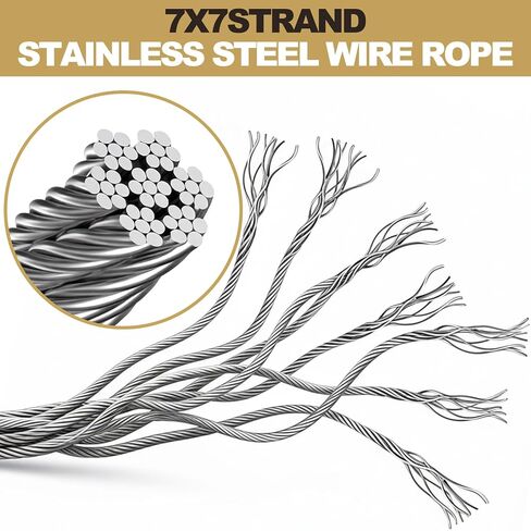 Okllen 10 Pack 2Ft Stage Light Safety Cables for Stage DJ Party Lights, 1/8" Thickened Stainless Steel Security Wire Ropes with Carabiner Lock & Loops, 150LB Load Capacity in Saudi Arabia