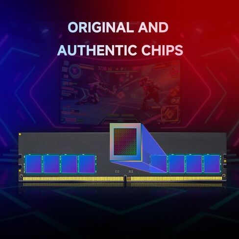 Computer سطح مكتب الذاكرة RAM DDR5 32GB (2x16GB) 6000MT/S CL36 1.35V رفع تردد التشغيل XMP 3.0 و AMD مع DISTRINK لألعاب الكمبيوتر/PS ، SILVER in Kuwait