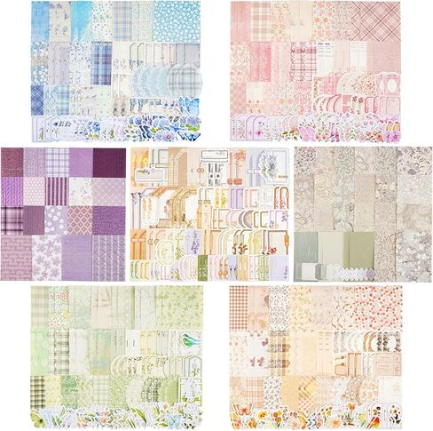 242pcs Christmas Scrapbook Paper & Stickers Scrapbook Supplies Vintage Holiday Scrapbooking Kit Assorted Sticker and Paper for Card Making Xmas DIY Jounaling Materials Christmas Craft Gifts for Women in Kuwait