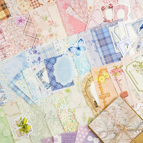 242pcs Christmas Scrapbook Paper & Stickers Scrapbook Supplies Vintage Holiday Scrapbooking Kit Assorted Sticker and Paper for Card Making Xmas DIY Jounaling Materials Christmas Craft Gifts for Women in Kuwait