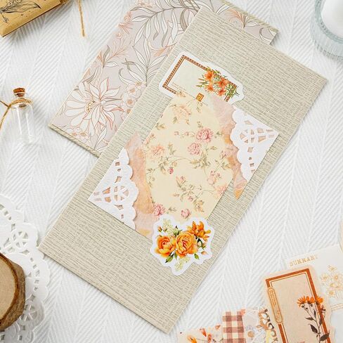 242pcs Christmas Scrapbook Paper & Stickers Scrapbook Supplies Vintage Holiday Scrapbooking Kit Assorted Sticker and Paper for Card Making Xmas DIY Jounaling Materials Christmas Craft Gifts for Women in Kuwait