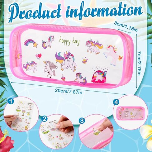 Kingdder 3 Set Unicorn Swim Goggles for Girls Aged 4-12 Swim Goggles with Stickers and Pink Cases, Anti-fog, UV Protection, Easy to Adjust, Non Slip for Men Women Youth teenager in Saudi Arabia