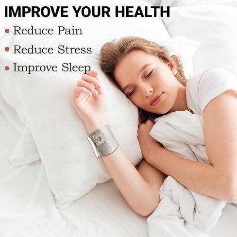 NIULAFR Grounding Wrist Strap, 100% Silver Fiber Grounding Wristband for Stress Relief, Increase Energy, Earth-Connected Bracelet 2.8x10.2in in Saudi Arabia