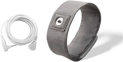 NIULAFR Grounding Wrist Strap, 100% Silver Fiber Grounding Wristband for Stress Relief, Increase Energy, Earth-Connected Bracelet 2.8x10.2in in Kuwait