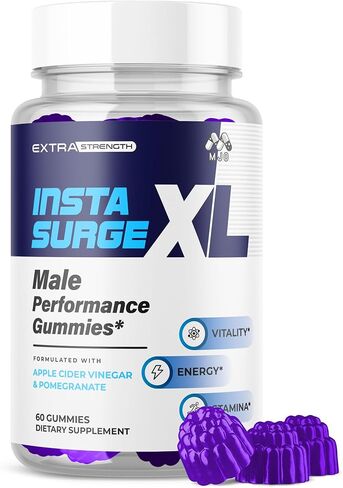 علكات إنستا سيرج XL، علكات إنستاسيرج XL الرسمية مع جميع المكونات الطبيعية، مكمل الدعم الصحي المتقدم إنستا سيرج إكس إل ذو القوة القصوى لأسلوب الحياة النشط متعدد الفيتامينات (60 علكة) in Kuwait