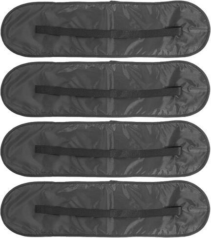 مجموعة حقائب كتف على ظهر لوح التزلج مكونة من 4 قطع مع أشرطة قابلة للتعديل للوحات التزلج المزدوجة، وحقيبة حمل لوح التزلج مقاس 80 سم للرياضات الخارجية والسفر، باللون الأسود in Kuwait