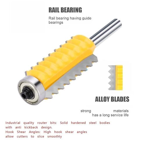 1 قطعة 8x41 مللي متر عرقوب راوتر بت إصبع مشترك الغراء مطحنة القاطع ، V شكل مخروط Tenoning بت للخشب أثار لوحة in Kuwait