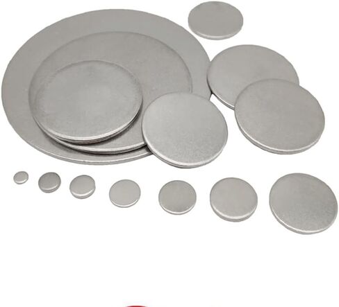 Metal Plate,7mm-80mm Stainless Steel Disc,Solid Small Round Steel Plate,Circular,Thickness 1.8mm, in Kuwait