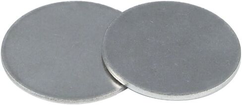 لوحة معدنية، صفائح مستديرة من الفولاذ المقاوم للصدأ، ضياء 27 مم - 33 مم، فاصل دائري، سميك 1.1 مم، 1.3 مم، 1.8 مم، 2.7 مم، in Kuwait