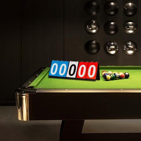 لوحة النتائج على الطاولة زعنفة 4/5/6 أرقام لوحة النتائج الرياضية خفيفة الوزن لحفظ النتائج للكرة الطائرة وكرة السلة والكليات - 5 أرقام in Kuwait