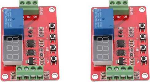 2Pcs Digital Voltage Comparator Voltage Measurement Meter with Overload 12V/24V Optional in Saudi Arabia