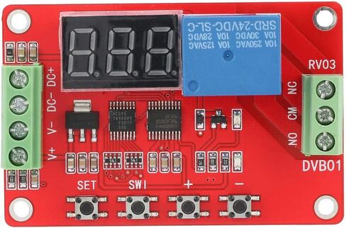 2Pcs Digital Voltage Comparator Voltage Measurement Meter with Overload 12V/24V Optional in Saudi Arabia