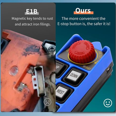 رافعة التحكم عن بعد اللاسلكية الصناعية 6 قناة زر تحكم لرافعة متنقلة علوية 2 أجهزة الإرسال 110 فولت استقبال in Kuwait