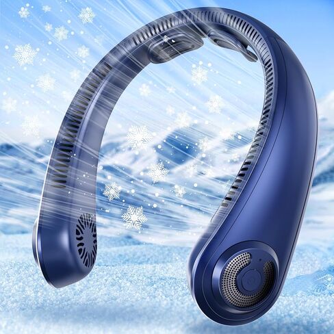 مروحة رقبة محمولة خفيفة الوزن مع دعم للرقبة، هدايا عيد ميلاد للرجال والنساء والأب والأم، قابلة لإعادة الشحن، مراوح رقبة تبريد شخصية يمكن ارتداؤها من أجل الهبات الساخنة، ديزني لاند، السفر، أساسيات التخييم in Kuwait