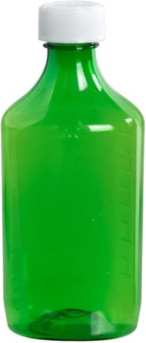 Sandhill Tools Graduated Oval Green RX 16 oz Bottles with Child-Resistant Caps – Plastic Prescription Bottles - 6 Pack in Saudi Arabia