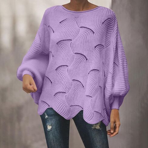 Women's Casual Turtleneck Sweaters Cable Knit Oversized Fall Long Sleeve Loose Fit Pullover Tops Fall Winter Clothes in Saudi Arabia