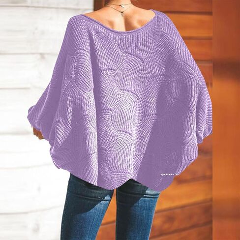 Women's Casual Turtleneck Sweaters Cable Knit Oversized Fall Long Sleeve Loose Fit Pullover Tops Fall Winter Clothes in Saudi Arabia