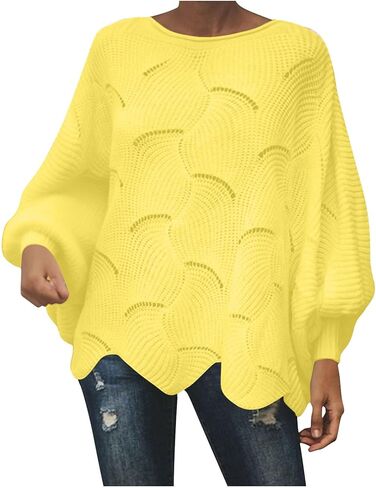 Women's Casual Turtleneck Sweaters Cable Knit Oversized Fall Long Sleeve Loose Fit Pullover Tops Fall Winter Clothes in Kuwait