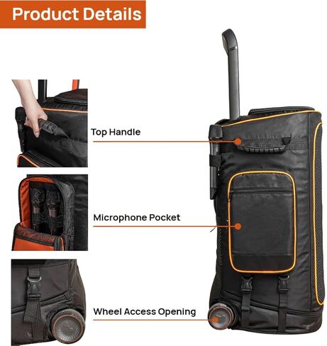 غطاء JBL PartyBox 520، حقيبة حمل مكبر صوت متوافقة مع JBL PartyBox 520 (2025)، حقيبة حمل مكبر صوت محمولة (حقيبة فقط) in Kuwait