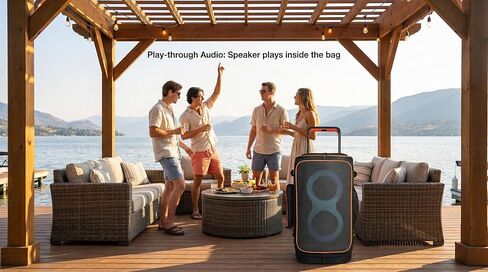 غطاء JBL PartyBox 520، حقيبة حمل مكبر صوت متوافقة مع JBL PartyBox 520 (2025)، حقيبة حمل مكبر صوت محمولة (حقيبة فقط) in Kuwait