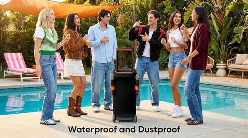 غطاء حماية من الغبار لجهاز JBL Partybox 310/Stage 320 مكبر صوت محمول للحفلات، غطاء مكبر صوت قابل للتمدد مع غطاء منزلق لمكبر الصوت مع شريط مطاطي (غطاء فقط) in Kuwait