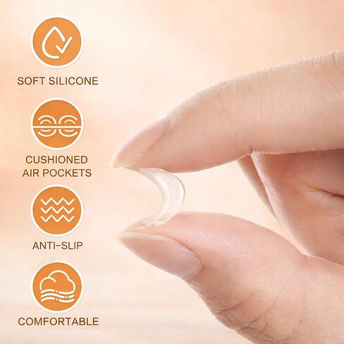 Eyeglass Nose Pad Compatible with Ray-Ban Meta Wayfarer, & Gen 2 and Oakley Meta HSTN, 10 Pairs Soft Silicone Nose Pads, Anti Slip Silicone Nose Pads(Clear) in Saudi Arabia