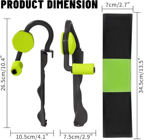 مدرب جولف سوينغ مع مساعد تدريب جولف سوينغ، مدرب قبضة جولف يعزز دقة قبضة اليد، وضع اليد الصحيح، طقم تدريب المعصم مع شريط للذراع لجميع لاعبي الجولف in Kuwait