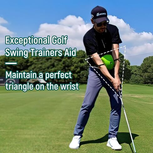 The Connector Golf Training Aid, Golf Swing Trainer for Posture Correction Practice, Golf Swing Training Aid, Golf Training Aids Helps Train Proper Swing Mechanics, Arm Structure in Saudi Arabia