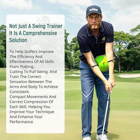 The Connector Golf Training Aid, Golf Swing Trainer for Posture Correction Practice, Golf Swing Training Aid, Golf Training Aids Helps Train Proper Swing Mechanics, Arm Structure in Saudi Arabia