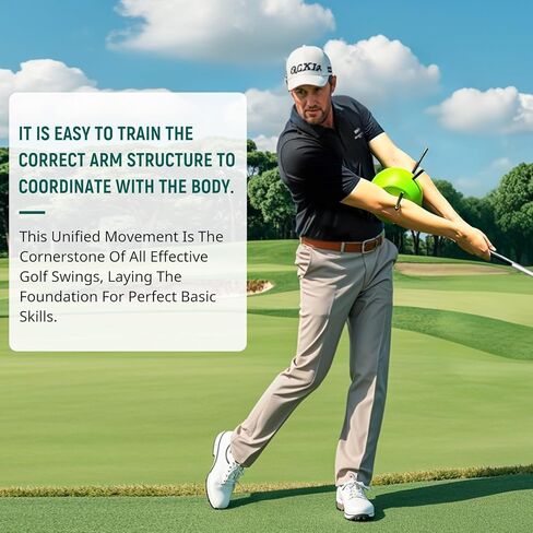 The Connector Golf Training Aid, Golf Swing Trainer for Posture Correction Practice, Golf Swing Training Aid, Golf Training Aids Helps Train Proper Swing Mechanics, Arm Structure in Saudi Arabia