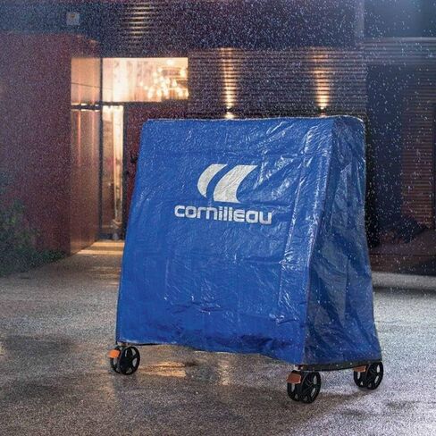 غطاء واقي رياضي كورنيليو لطاولة تنس الطاولة مقاوم للماء والشتاء، غطاء خارجي وداخلي باللون الأزرق in Kuwait