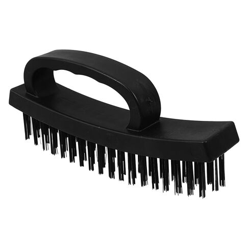 jojofuny Steel Wire Brush for Rust Removal with Even Bristles Ergonomic Handle Wire Brush for Cleaning Paint and Welding Slag for Household and Industrial Use in Saudi Arabia