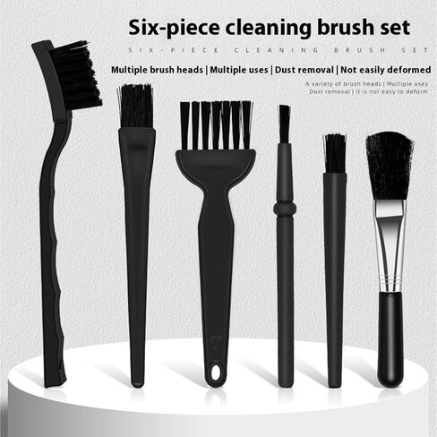 Professional Safe Brush Set for Circuit Board Dense Fiber Bristles Brushes 6PCS Set in Kuwait