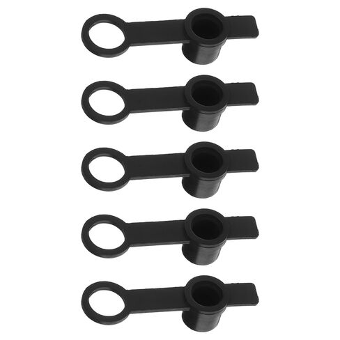 5pcs Quick Disconnect Rubber Dust Caps for Hpa Compressed Air Tank Fill Nipples, Foster Male Connector Protective Covers for Industrial Gas Regulators in Saudi Arabia