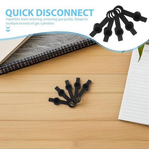 5pcs Quick Disconnect Rubber Dust Caps for Hpa Compressed Air Tank Fill Nipples, Foster Male Connector Protective Covers for Industrial Gas Regulators in Saudi Arabia