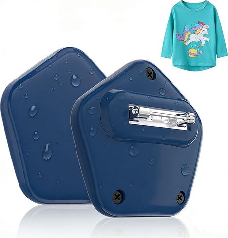 حامل علامة الهواء للأطفال مخفي GPS Tracker Case (وليس السيليكون) | مادة جديدة (مقاومة للماء بالكامل) (مغلقة بالكامل) | حامل الأطفال المخفيين مع دبوس غير مرئي (Orange 1) in Kuwait