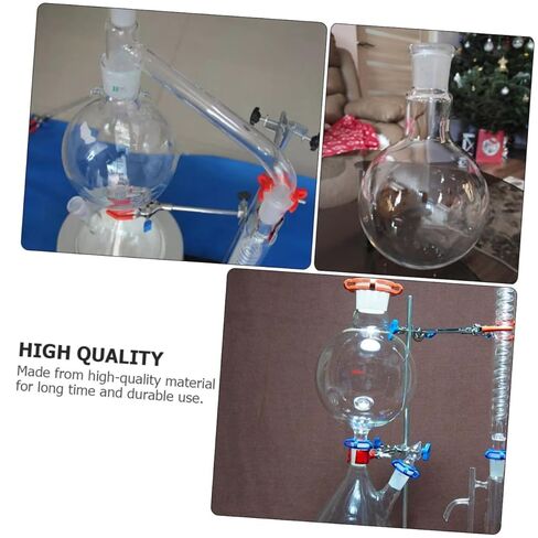 IMIKEYA Professional Single Neck Round Bottom Flask Boiling Flask Chemistry Lab Glassware in Saudi Arabia