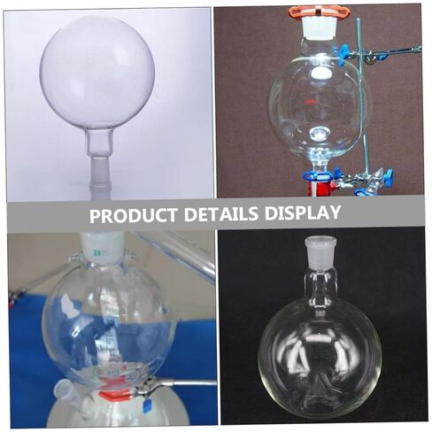 IMIKEYA Professional Single Neck Round Bottom Flask Boiling Flask Chemistry Lab Glassware in Saudi Arabia