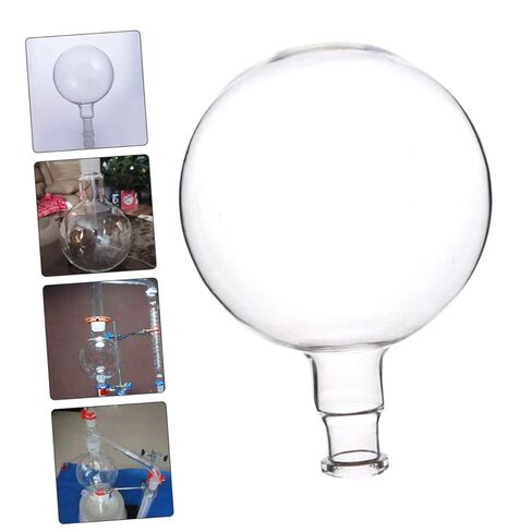 Luxshiny Single Neck Bottom Flask Borosilicate for Distillation and Lab Use Easy to Clean Leak Design in Saudi Arabia