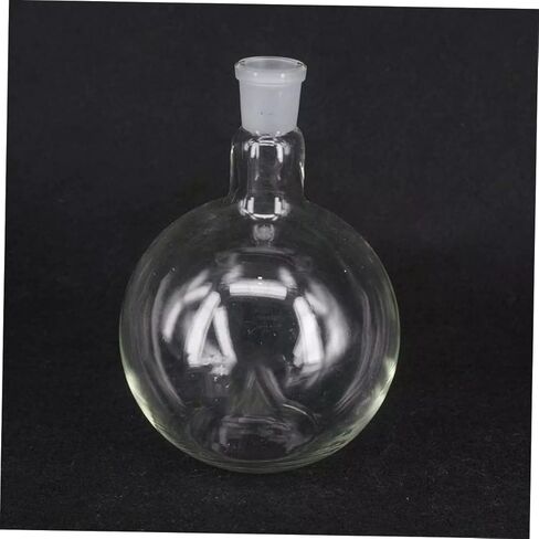 Luxshiny Single Neck Bottom Flask Borosilicate for Distillation and Lab Use Easy to Clean Leak Design in Saudi Arabia