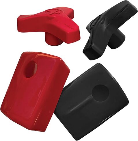 مقابض موصل طرفية البطارية LOK-KNOBS™، زوج خيط 5/16 بوصة مع أغطية أطراف الأمان in Kuwait