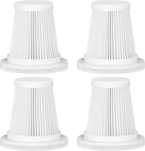 فلتر بديل متوافق مع JIXINMIYUE HX-606 & A9life SY01-Q8 مكنسة كهربائية محمولة لاسلكية محمولة للسيارة - 4 عبوات in Kuwait