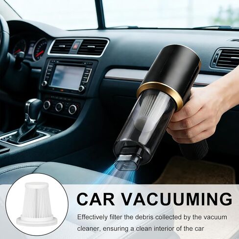 فلتر بديل متوافق مع JIXINMIYUE HX-606 & A9life SY01-Q8 مكنسة كهربائية محمولة لاسلكية محمولة للسيارة - 4 عبوات in Kuwait