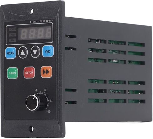 محرك صغير العاكس محرك التردد المتغير محول 1.1kW 3PH 0‑220V للمحركات المشجعين مضخات المياه PC الإسكان in Kuwait