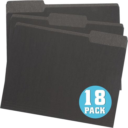 18 حزمة مجلدات الملف الأرجواني 8.5 × 11 بوصة ، 1/3 قطع علامات تبويب مجلدات الحرف ، مجلدات المكتب للوثيقة in Kuwait