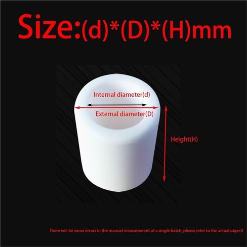 10pcs Alumina Ceramic Tubes for Thermocouple Protection, High-Temp Corundum Sleeves Length 1.5mm-26mm(2.6x4x10mm)(8x11x8mm) in Kuwait