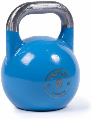 Titan Fitness 20 KG Competition Kettlebell, Single Piece Casting, KG Markings, Full Body Workout in Kuwait